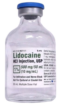 Lidocaine HCl 1%, 10 mg / mL Infiltration and Nerve Block Injection Multiple Dose Vial 50 mL Methylparaben used as preservative Generic Equivalent to Xylocaine® (10/BX 12BX/CS) by Hikma Pharmaceuticals USA  ID 00143-9577-10